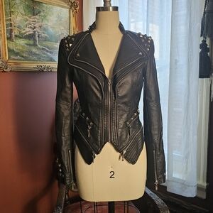 Vegan leather jacket